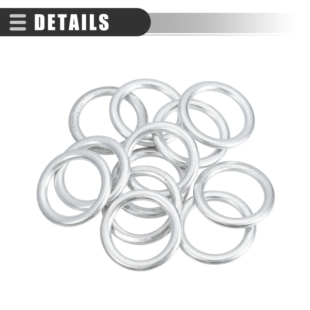 Oil Drain Plug Gasket Set (12 Pcs) Replacement for Audi A3 (2009–2013)