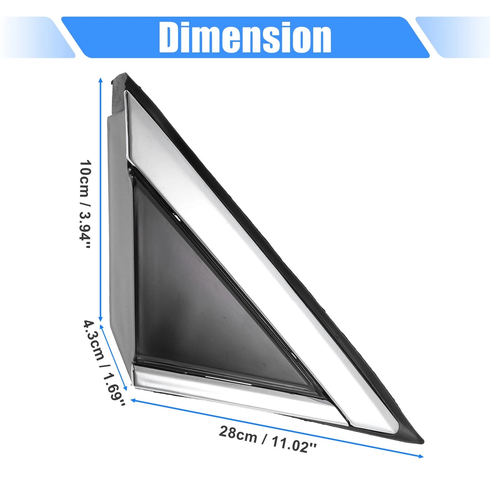 1 Pair Mirror Corner Triangle Fender for Cadillac SRX (2010–2016)