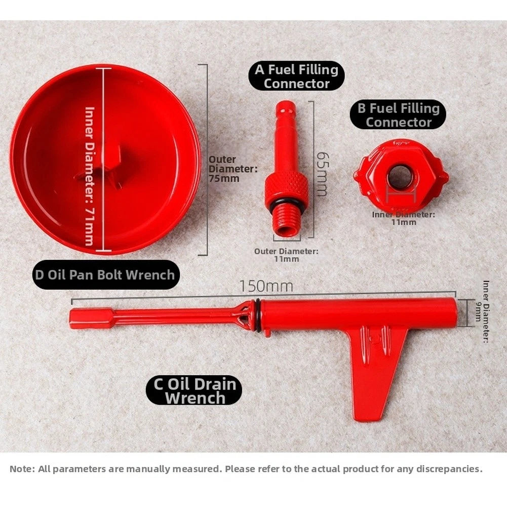 9-Speed Automotive Repair Tool Kit with Fill Adapters