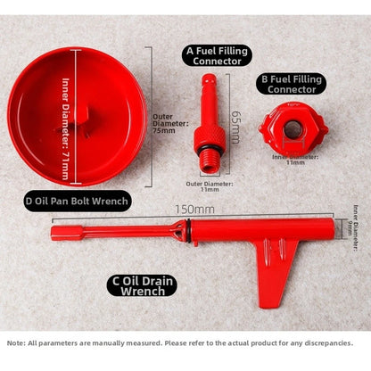 9-Speed Automotive Repair Tool Kit with Fill Adapters