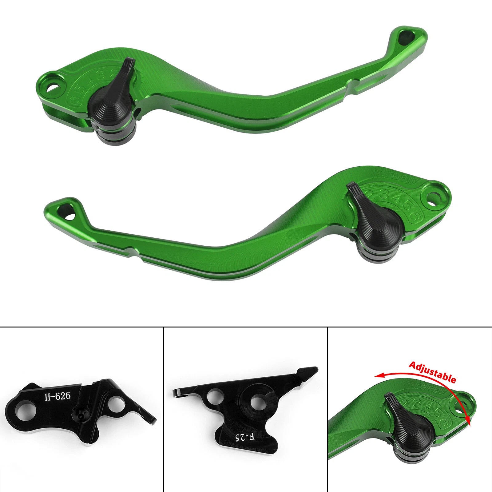 CNC Short Clutch Brake Lever for Honda GROM CBR250R CBR300R CBR500R (2013–2023)