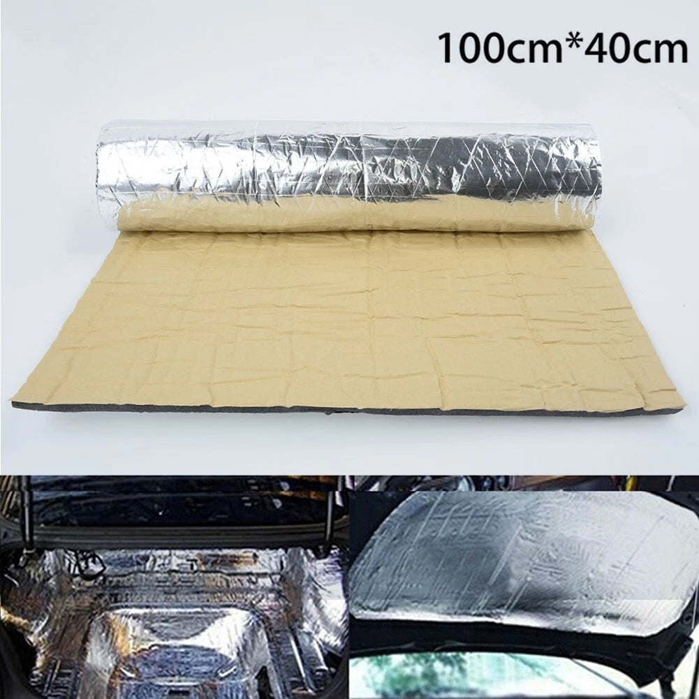 Car Insulation Sound Deadener Heat Shield for (100x40cm)