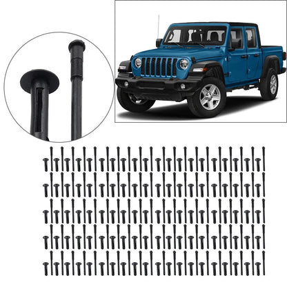 100x Bumper Rivet Retainer Clip for Chrysler Jeep (6506007AA)