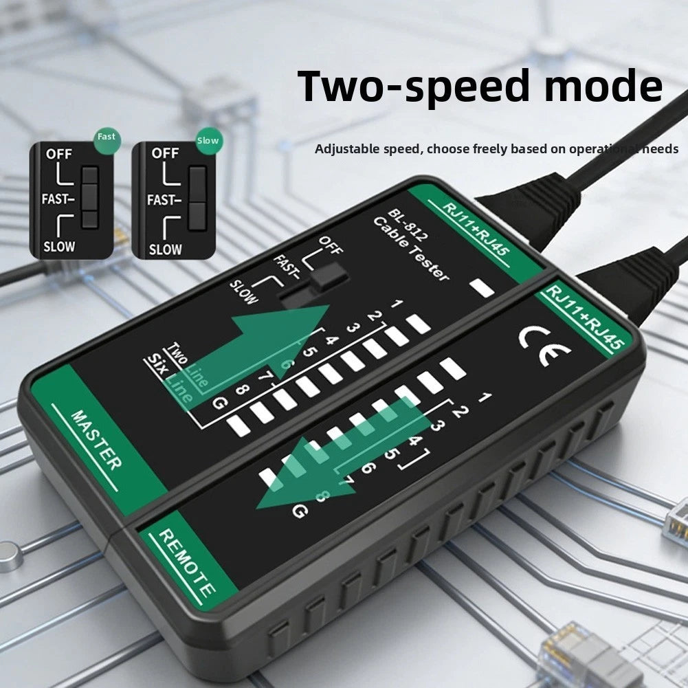 Cable Tester for Network Signal Tracing (Shielded/Unshielded, 8 Core)