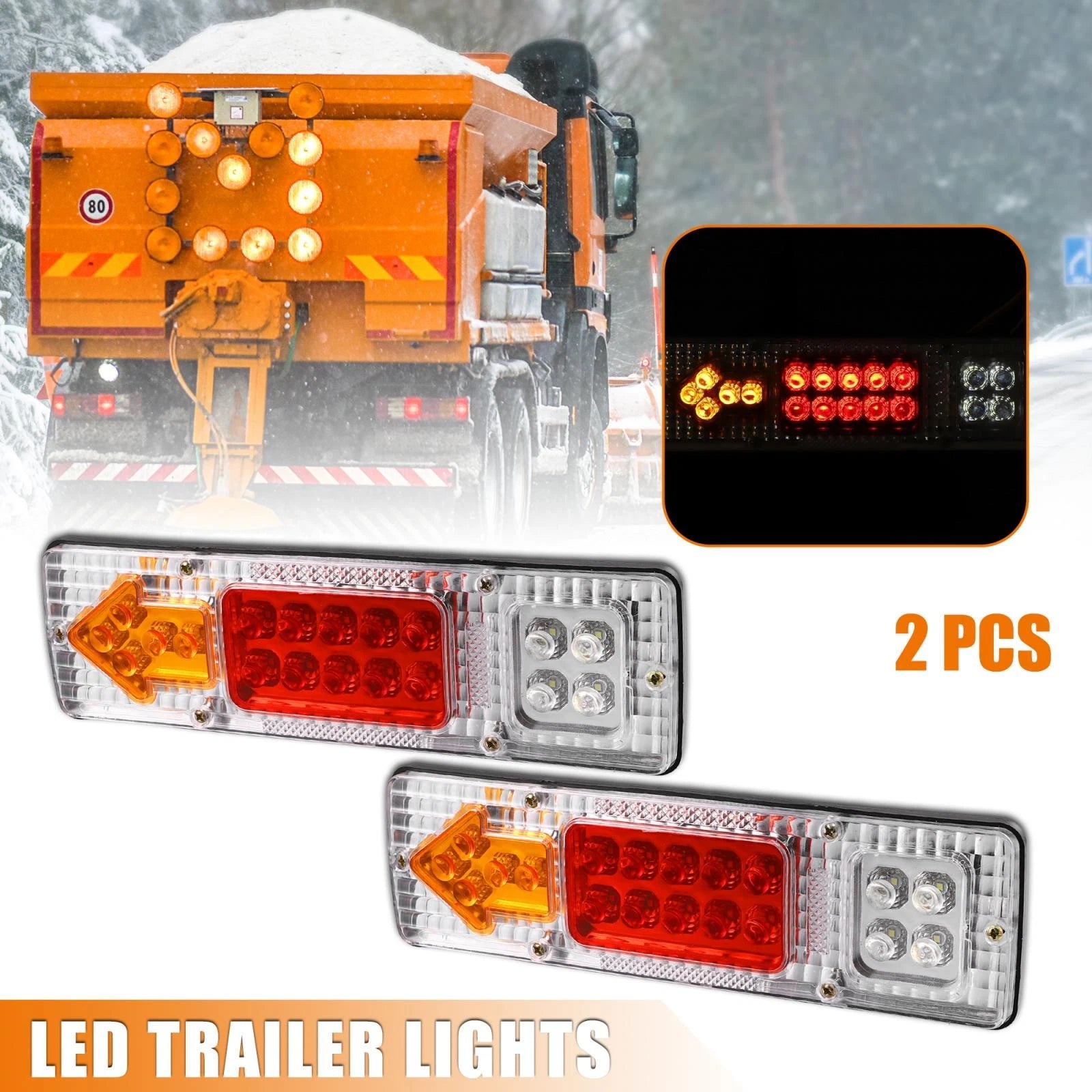 2PCS LED Turn Signal Tail Light for Honda Accord (2013–2017)