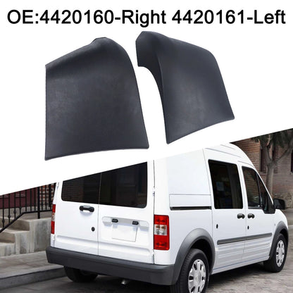 Sleek Black Rear Bumper Corners with Clips for Ford Transit Connect (2010–2023)