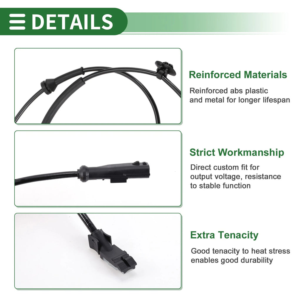 ABS Wheel Speed Sensor Replacement Front Left for Mercedes-Benz Citan (2012–2023)