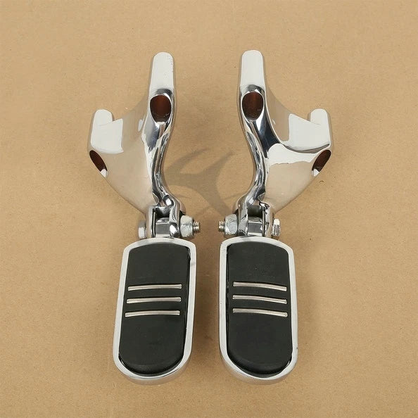 Chrome Passenger Footpeg Bracket for Harley Sportster 883 1200 (2004–2013)