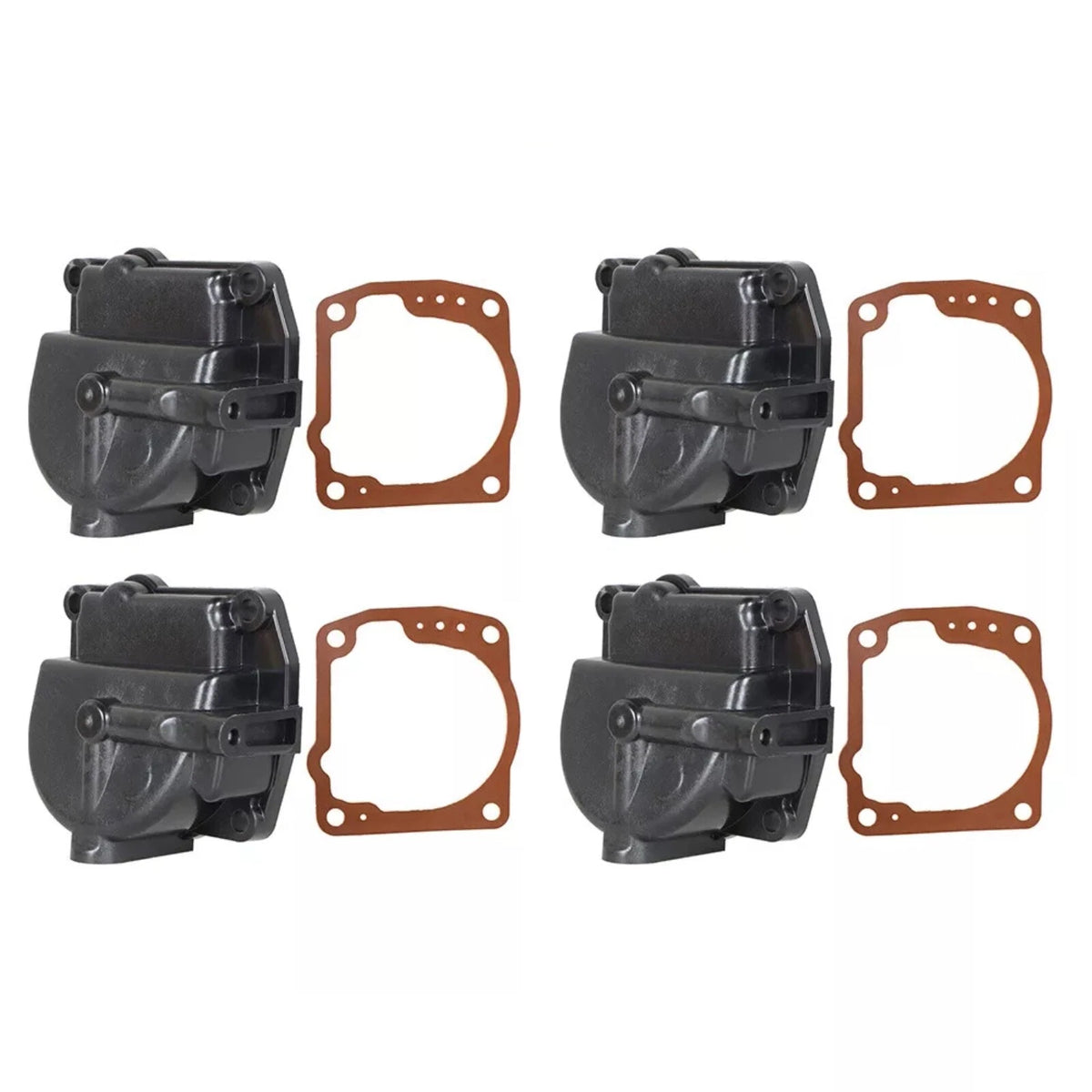 Set of 4 Carburetor Float Bowl Chamber & Gasket for OMC Johnson Evinrude 433000