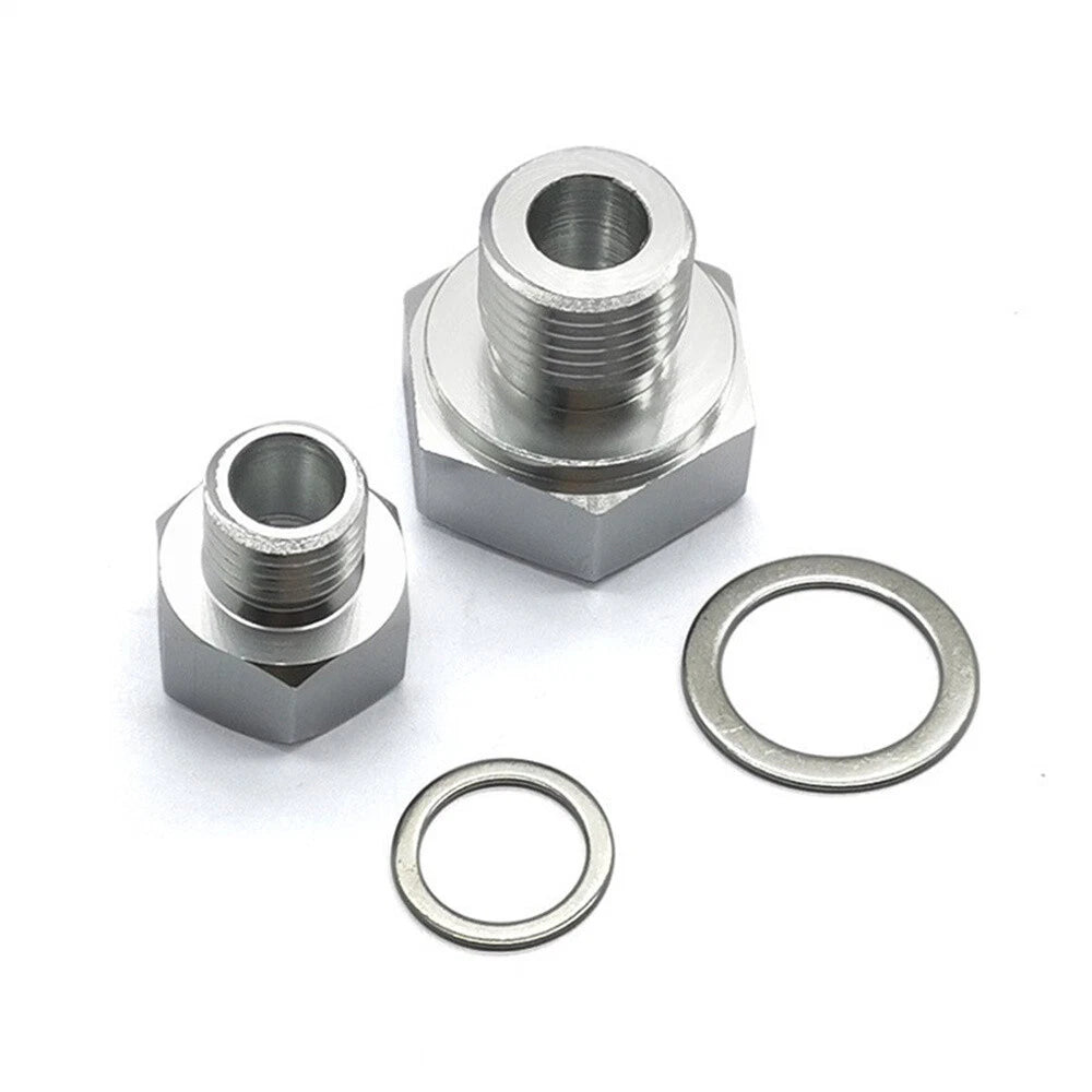 2Pcs M12 M16 x 1.5 Oil Pressure Adapter Fitting with Gasket For LS Series Engine