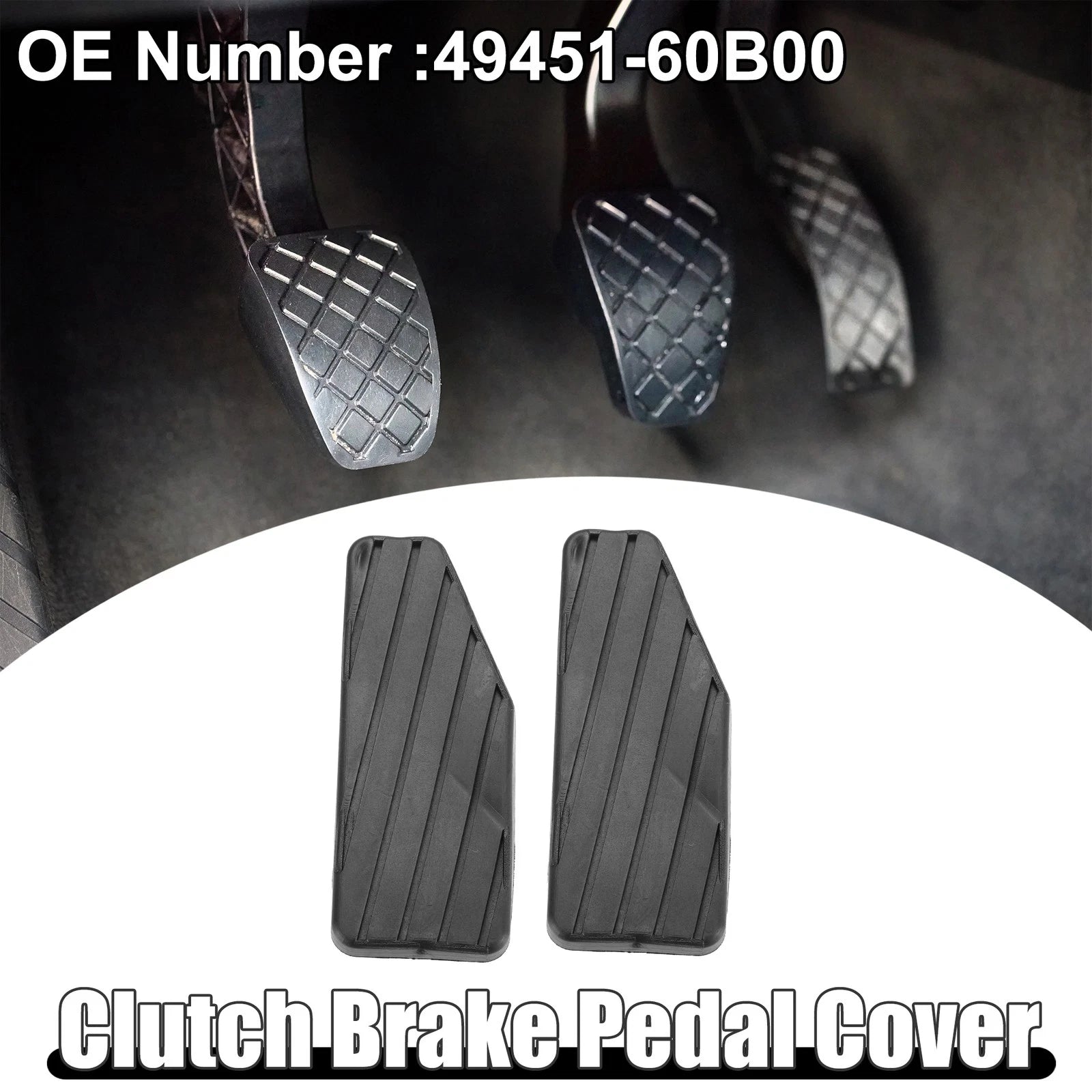2 Pcs Gas Pedal Cover Replacement for Suzuki Aerio (2007–2002)