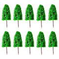 10Pcs 10cm Model Trees Scenery DIY Train Railway Layout Scale Diorama Landscape