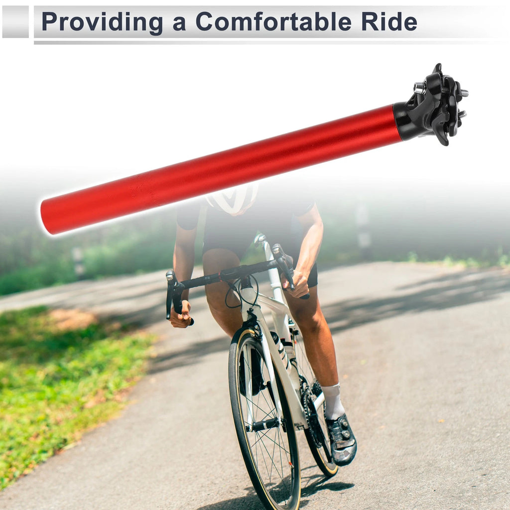 Seat Post 31.6x350mm Adjustable with Fixing Clip for Bike (2000–2025)