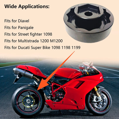 Wheel Axle Nut Socket Tool for Ducati Multistrada Monster Super Sport (2010–2023)