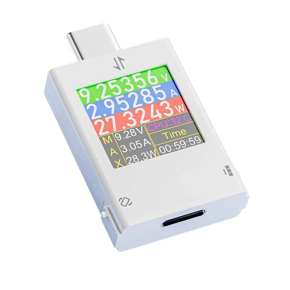 Type C USB Charger Tester 12A 600W Voltmeter Ammeter for Mobile Phone