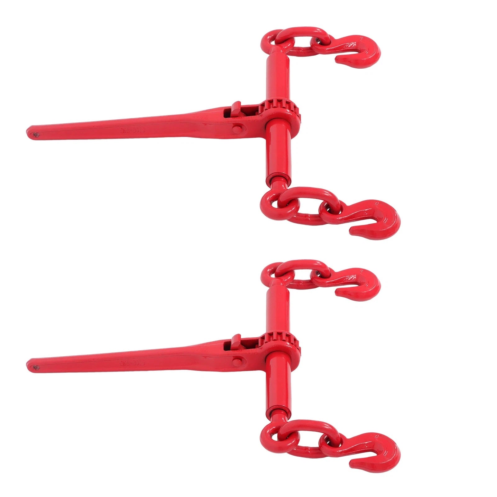 2 Pack Ratchet Load Binders for Securing Tie Down Chains (5/16" - 3/8")