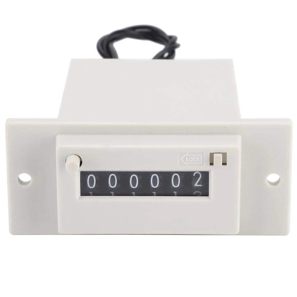 Electromagnetic Counter for DC 12V (0-999999)