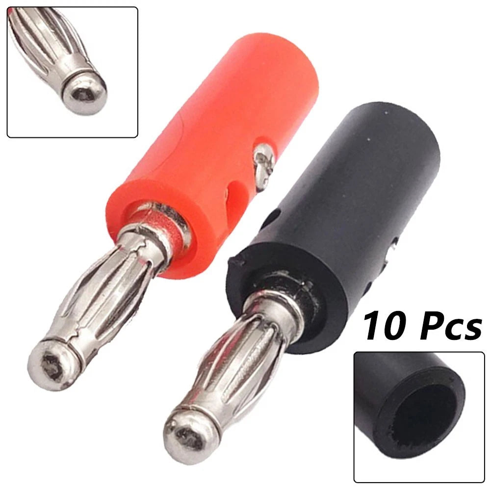 4X Nickel Plating Audio Speaker Fixed Connectors for