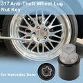 Wheel Lock Lug Nut Key Socket Removal Tool for Mercedes-Benz