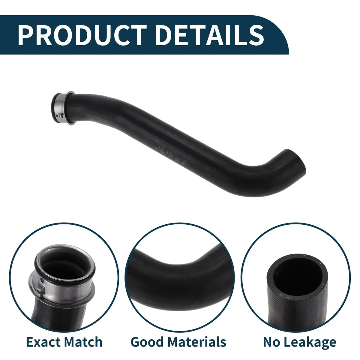 Radiator Hose No. 97010640102 for Porsche Panamera (2009–2016)