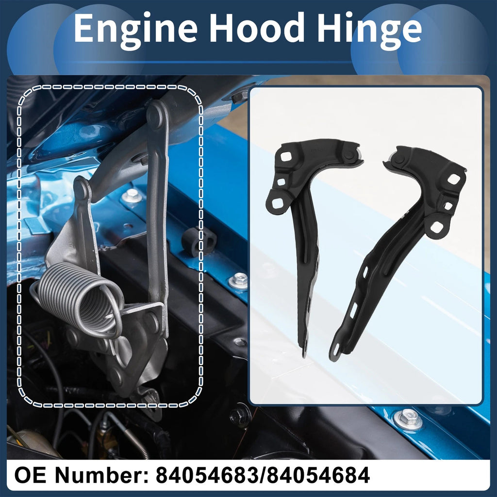 Hood Hinge Set for Chevrolet Equinox (2018–2023) Front Left Right Pair