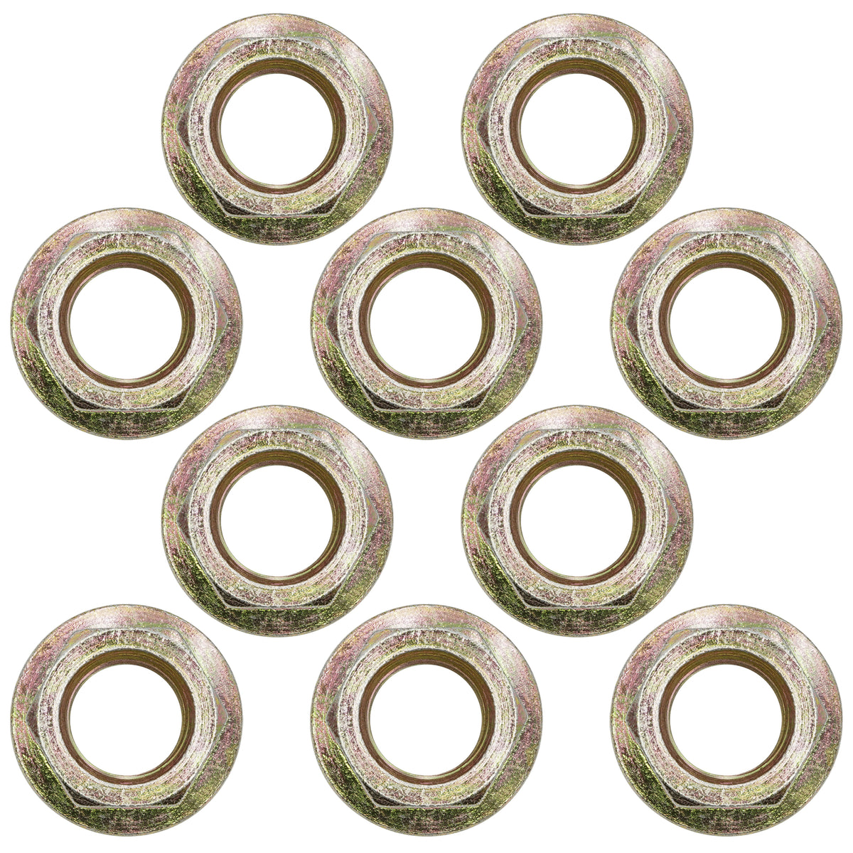 Blade Nuts OEM Replacement for MTD Cub Cadet White Outdoor (3/4-16)