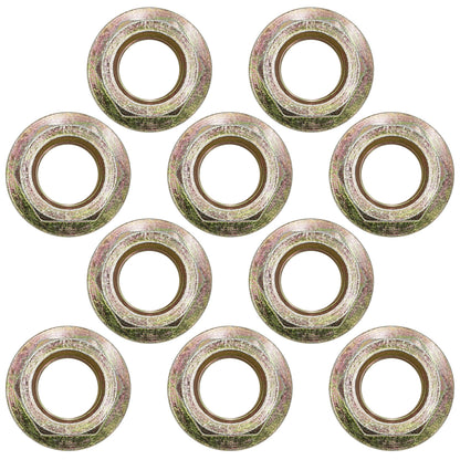 Blade Nuts OEM Replacement for MTD Cub Cadet White Outdoor (3/4-16)