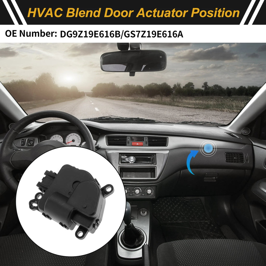 HVAC Heater Blend Door Actuator Replacement for Ford Edge (2015–2018)