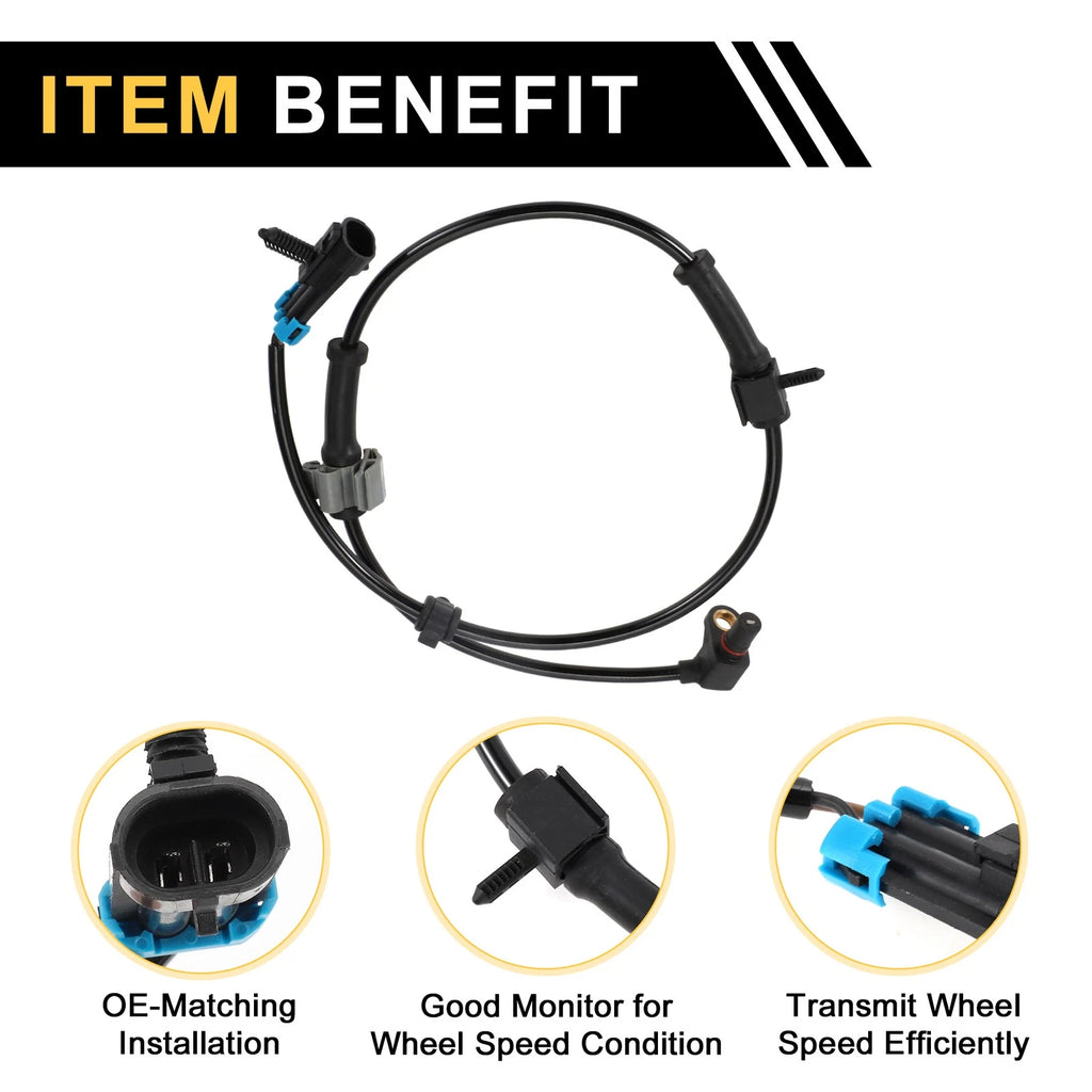 ABS Wheel Speed Sensor for Chevrolet Silverado 2500 (1999–2000) 1 Pc Front Left Right