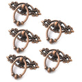 5Pcs Cabinet Hardware Pull Knob Ring Handle for Furniture