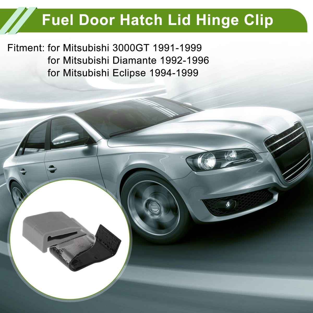 Gas Tank Door Spring Clip Replacement for Mitsubishi 3000GT (1991–1999)