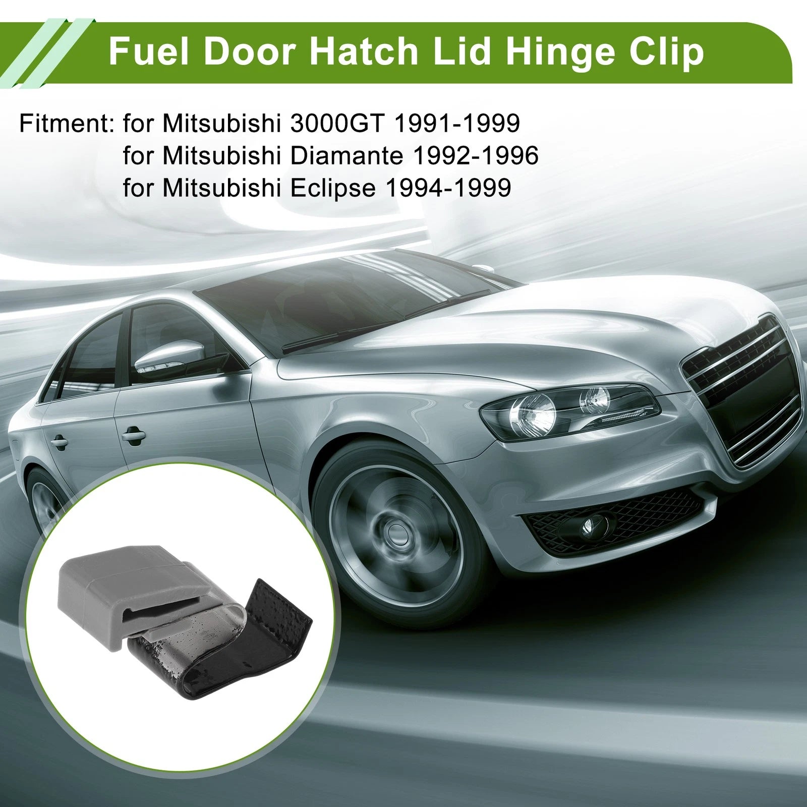 Gas Tank Door Spring Clip Replacement for Mitsubishi 3000GT (1991–1999)