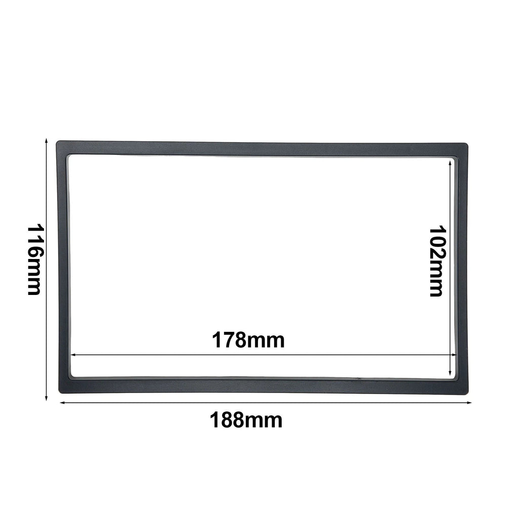 ABS Plastic Trim Panel for Car Stereo GPS Installation (7 Inch)