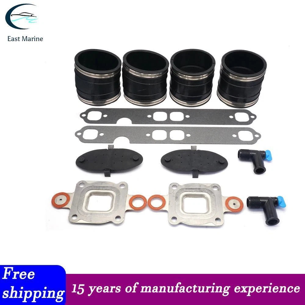 Exhaust Manifold Gasket Kit 27-33395 for MerCruiser 4" GM V8 (Year Range)