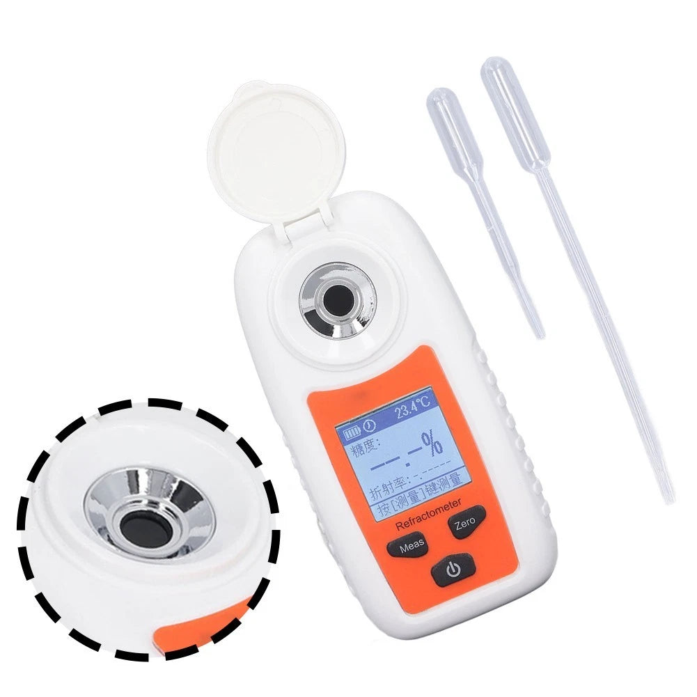 ST335A LCD Refractometer for Fruit Sugar Analysis (113x56x26mm)