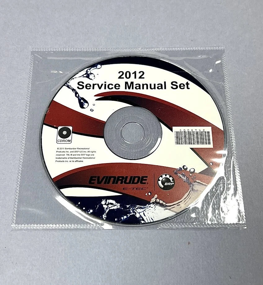 Evinrude Service Manual Set CDROM for E-TEC 5008742 (2012)