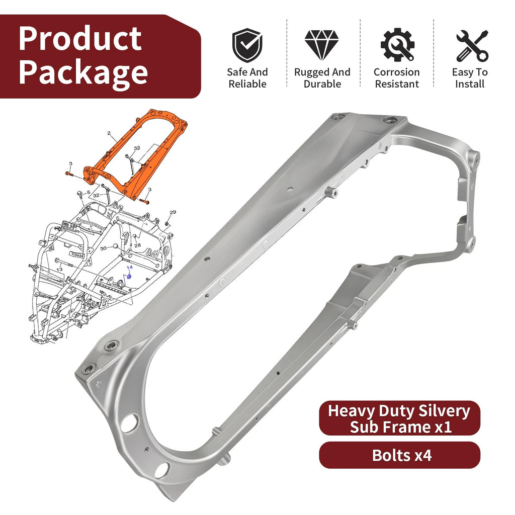Aluminum Subframe with Bolts for Yamaha Raptor 700R (2006–2024)