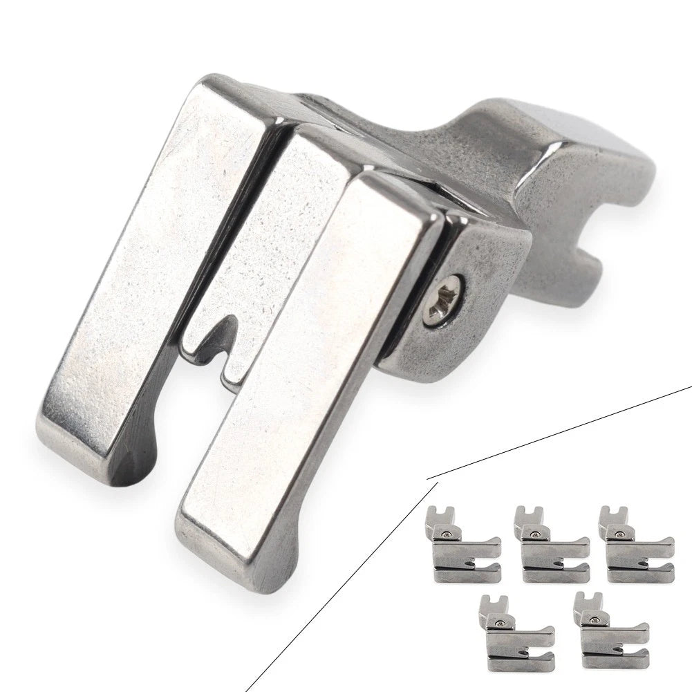Double Compensating Top-Stitching Presser Foot for Industrial Sewing Machines