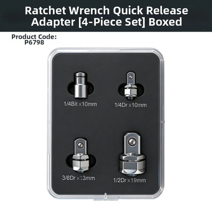 Set of 3 Hex Socket Quick Release Adapters for Ratchet Wrenches
