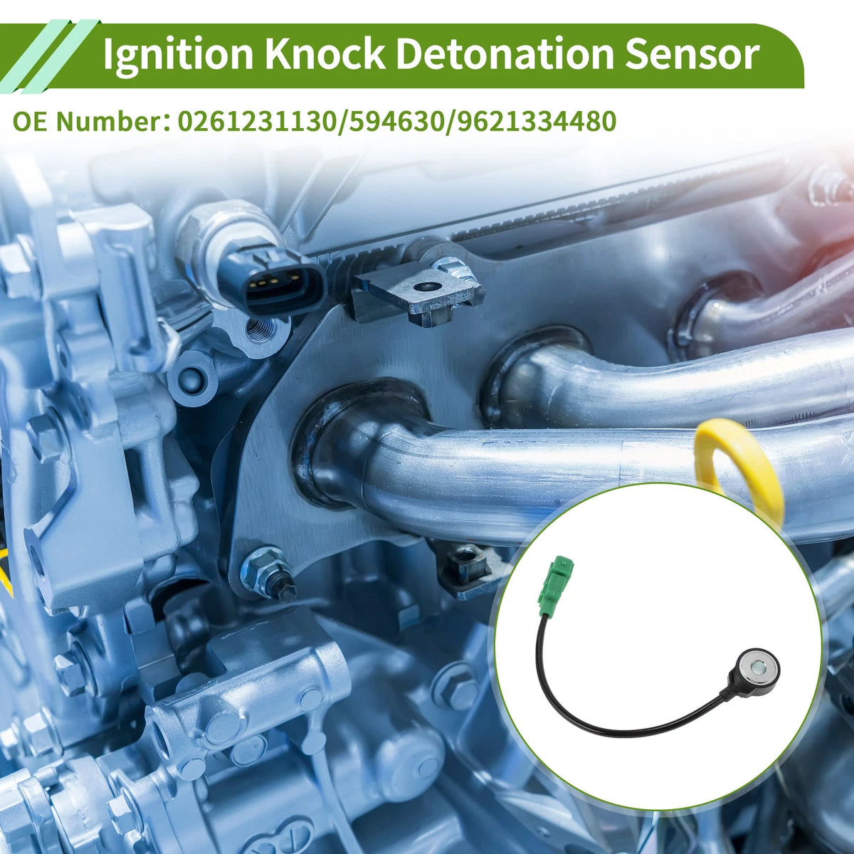 Ignition Knock Detonation Sensor No.0261231130 for Renault Laguna II (2001–2007)