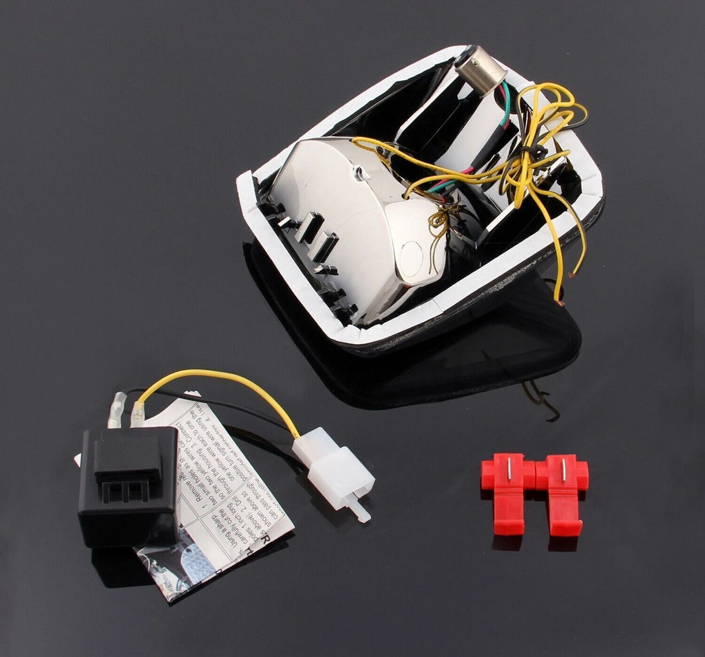 Smoke LED Taillight with Integrated Turn Signals for Softail Deuce (All Years) T9