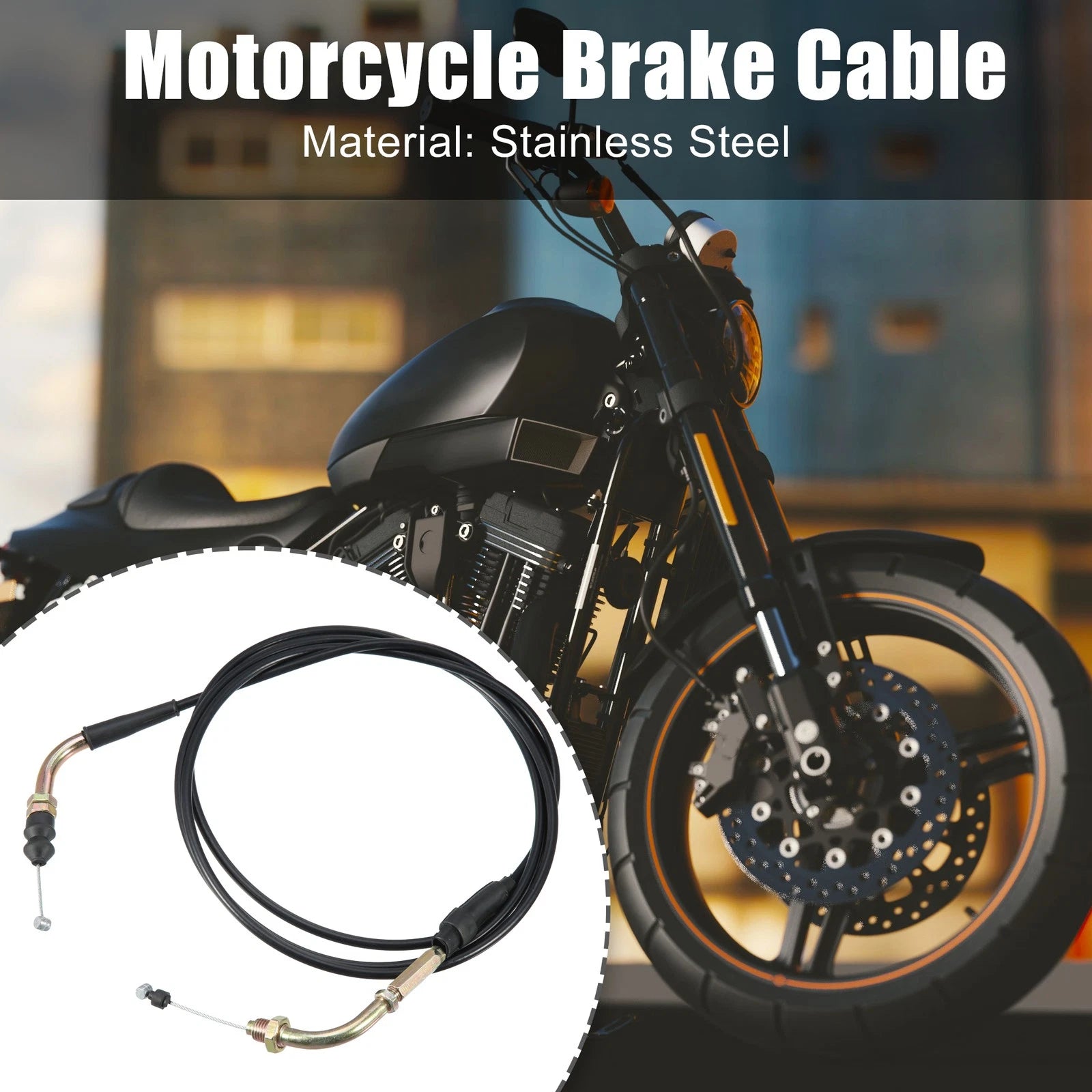 Throttle Cable Replacement for 50cc 70cc 90cc ATV and Motorcycle (Black) (2010–2026)