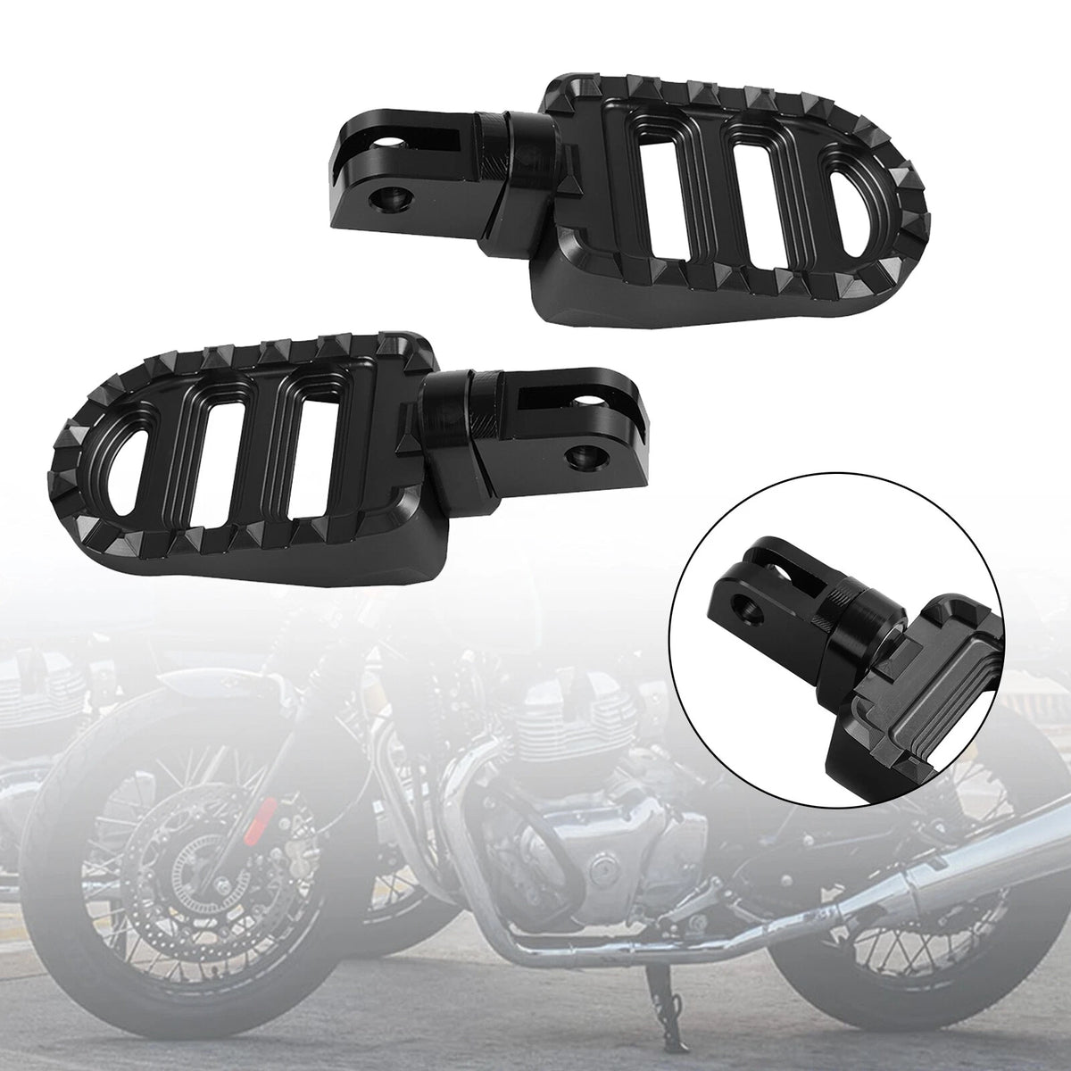 Front Footrests Foot Pegs for Interceptor 650, Continental 650 (2019–2023)