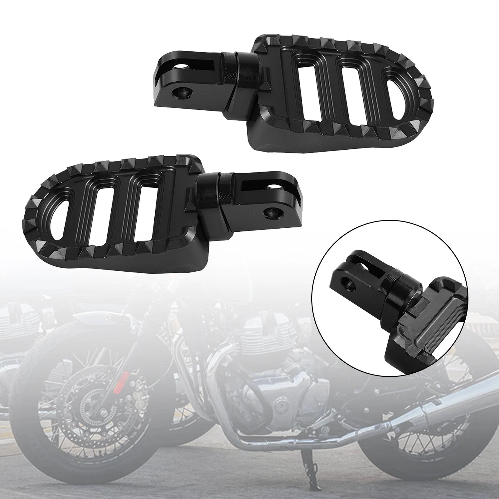 Front Footrests Foot Pegs for Interceptor 650, Continental 650 (2019–2023)