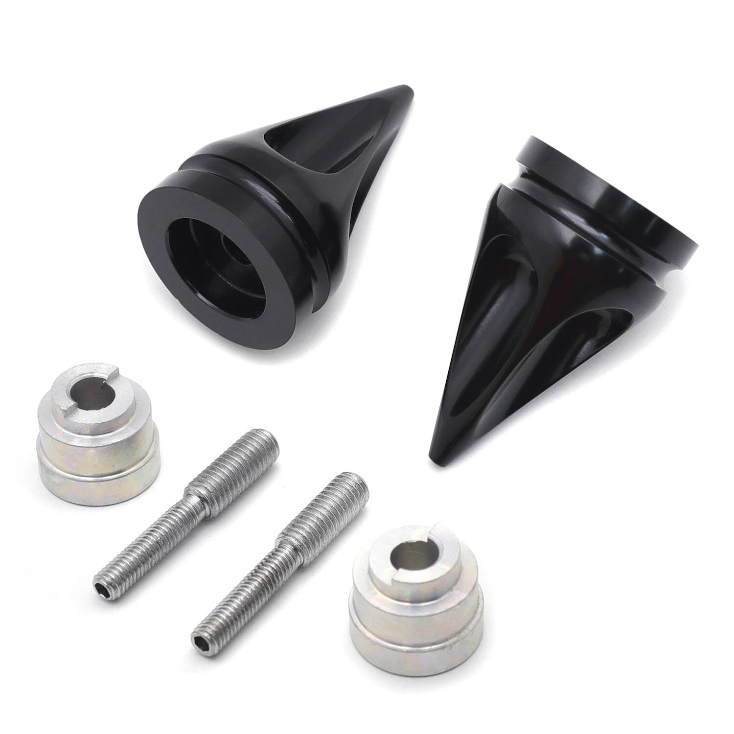 Pair Cone Handle Bar Ends for Honda CBR (1993–2007) Chrome