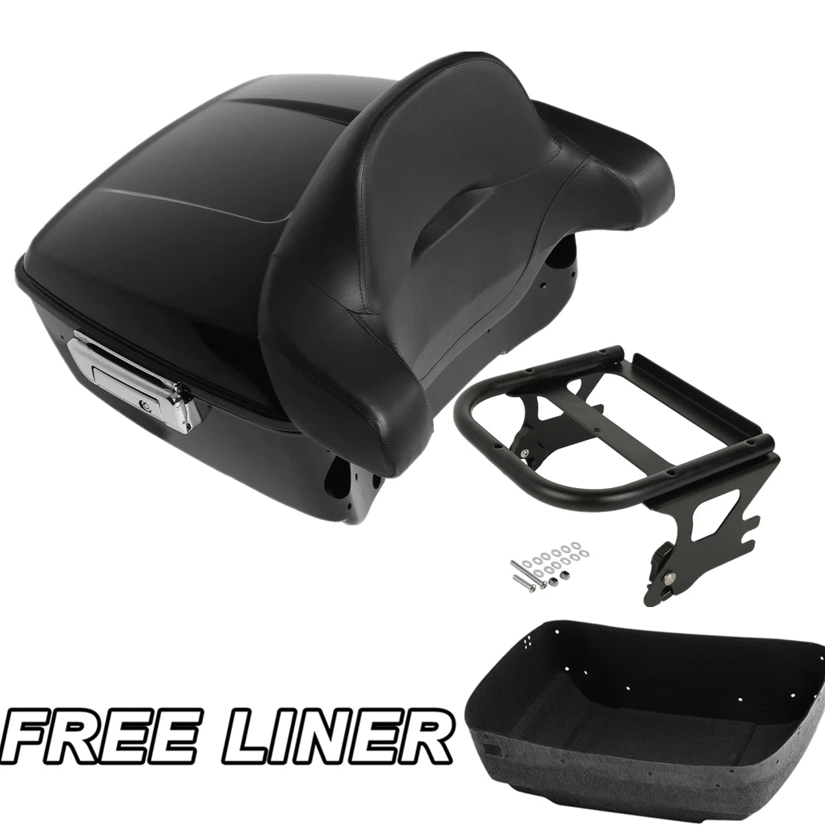 Trunk Pad & Mount Rack for Harley Touring Road Glide King (1997–2008)