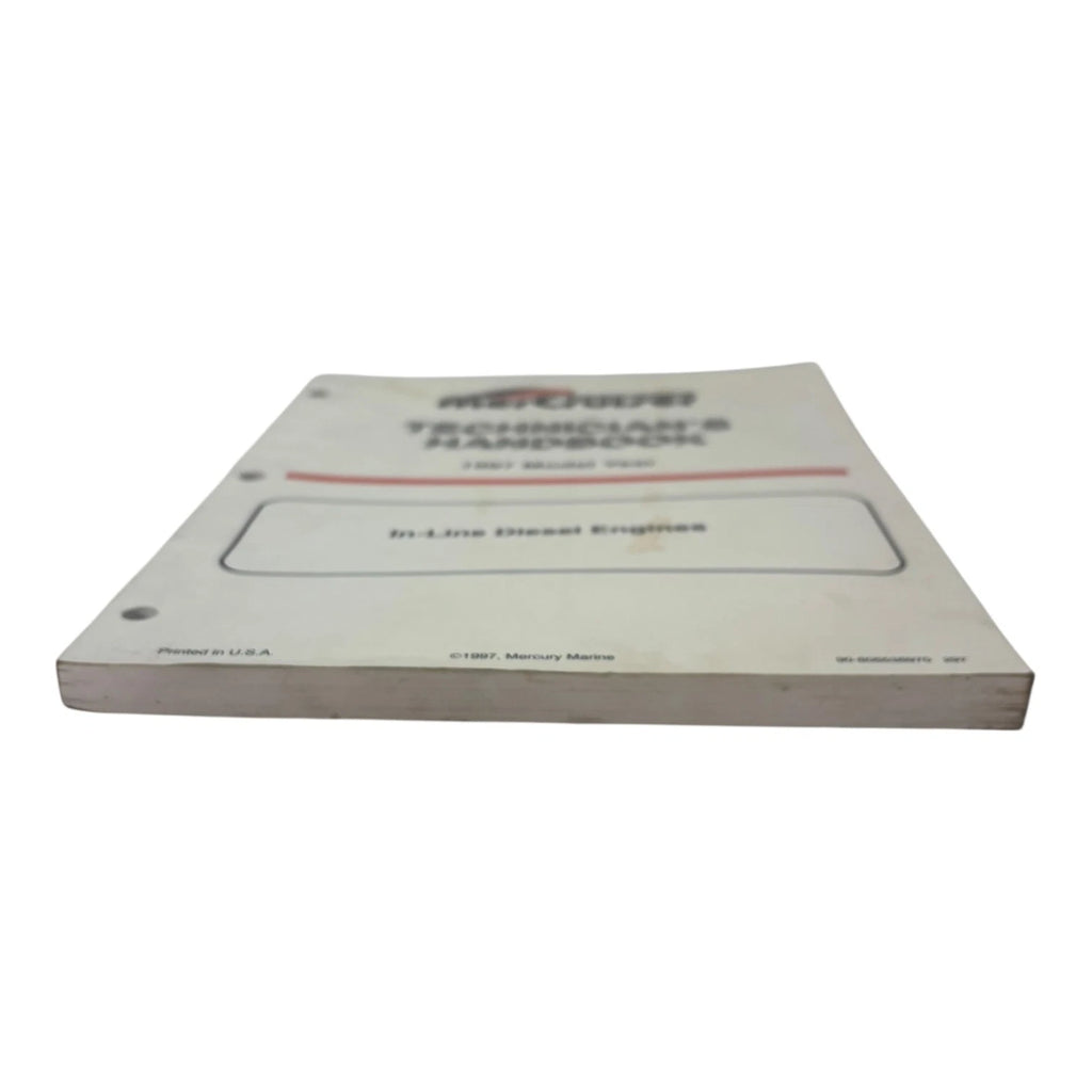 In-Line Diesel Engines Technicians Handbook for MerCruiser (1997)