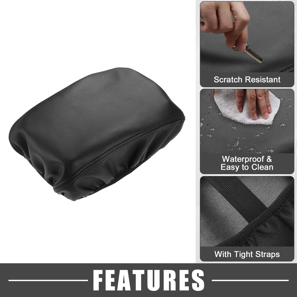 Center Console Armrest Cover Trim for Honda Civic (2022–2023) Black
