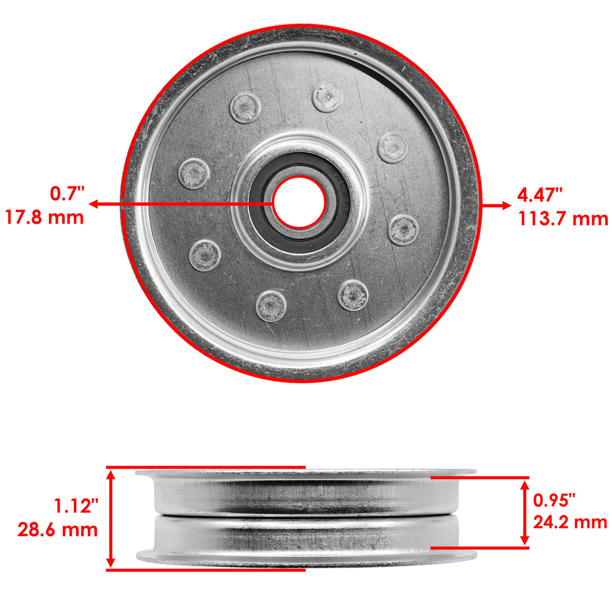 Deck Pulleys Replacement for John Deere 48 Inch 120 140 300 312 (1960–2013)
