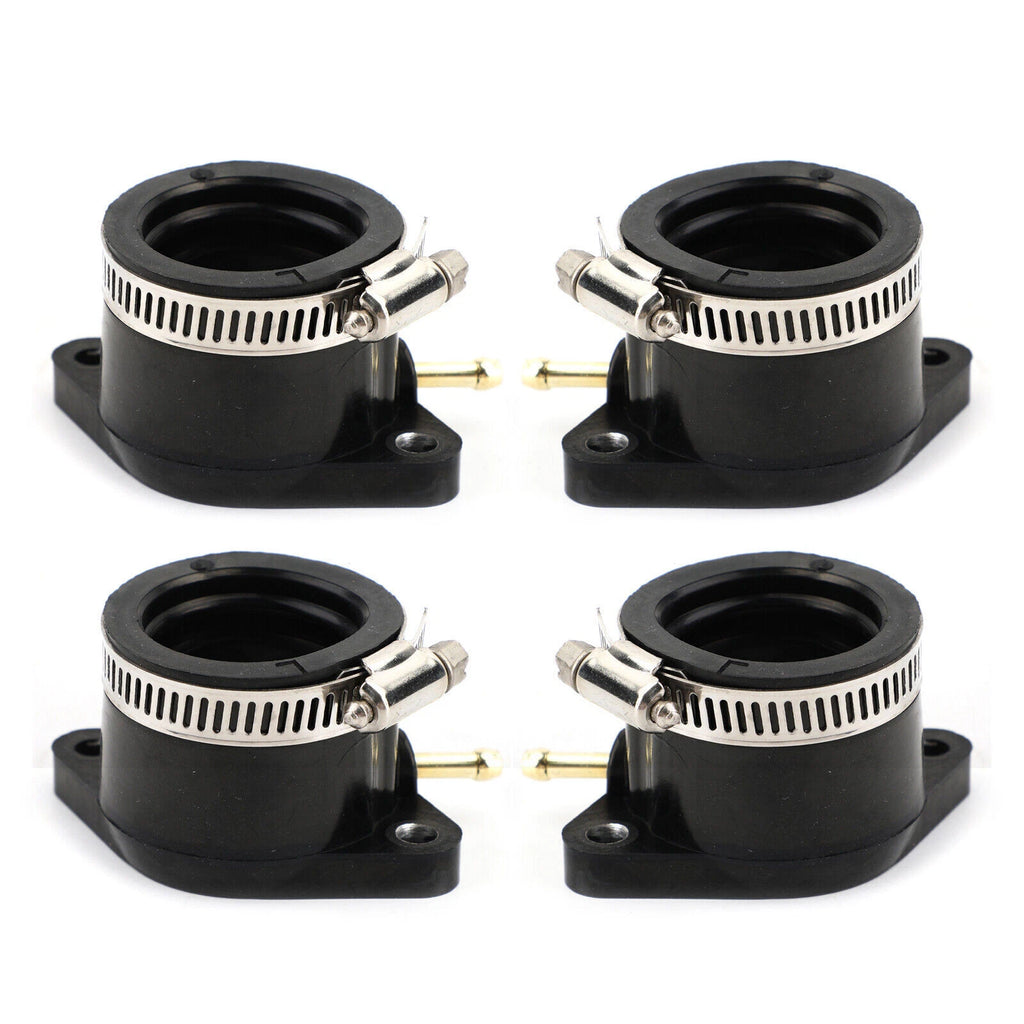 Set of 4 Carburetor Intake Manifold Boots for Yamaha XJ650 Maxim XJ750 Seca (1981–1983)
